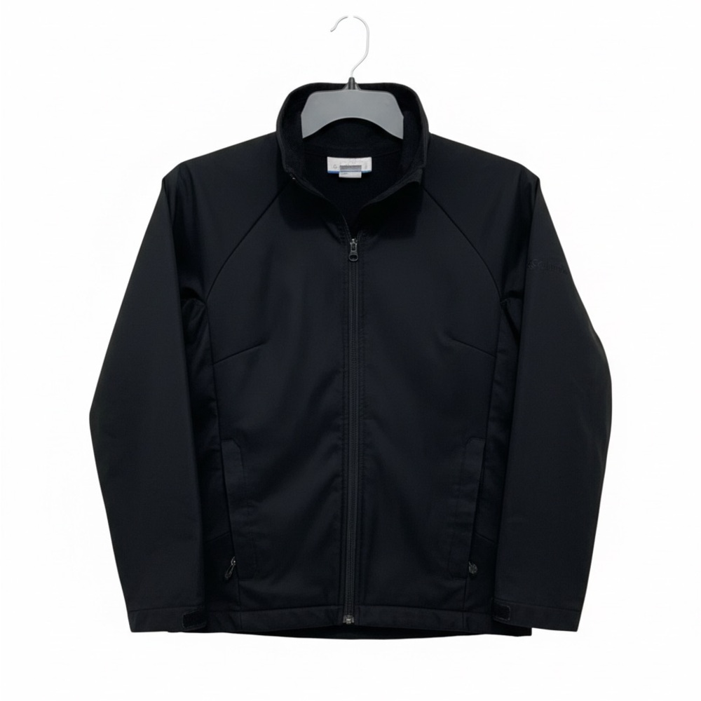 COLUMBIA Women's Kruser Ridge III Black Softshell Fleece Lined Jacket Size Small
